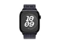 Miniatyrbilde 4 av 5: Apple - Sløyfe for smart armbåndsur - 46mm - 145 - 220 mm - svart/blå