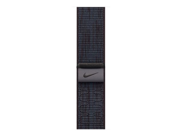 Apple - Sløyfe for smart armbåndsur - 46mm - 145 - 220 mm - svart/blå