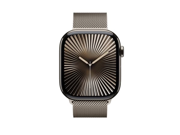 Apple - Sløyfe for smart armbåndsur - 46mm - M/L-størrelse - naturlig
