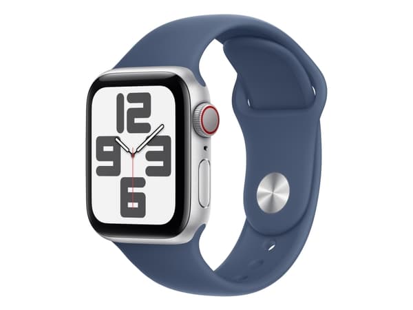 Apple - Band för smart klocka - 40mm - storlek S/M - denim