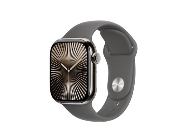 Apple MXLG3ZM/A, Ranneke, SmartWatch, Harmaa, Apple, Apple Watch Mallit 38mm, 40mm, 41mm, 42mm, Fluorielastomeeri