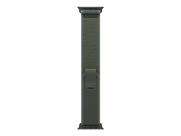Apple Trail Loop - Sløyfe for smart armbåndsur - 49 mm, svart titanfinish - S/M-størrelse - grønn