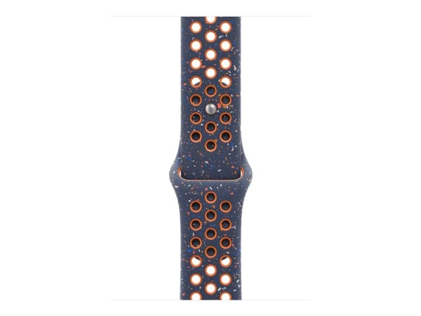 Apple Nike - Klokkestropp for smart armbåndsur - 46mm - S/M-størrelse - blå flamme