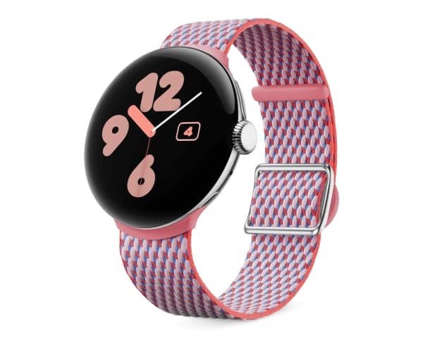 Google GA06138-WW, Klokkereim, Pixel Watch 3 45mm, Bomullsfiber, Sølv, 1 stykker