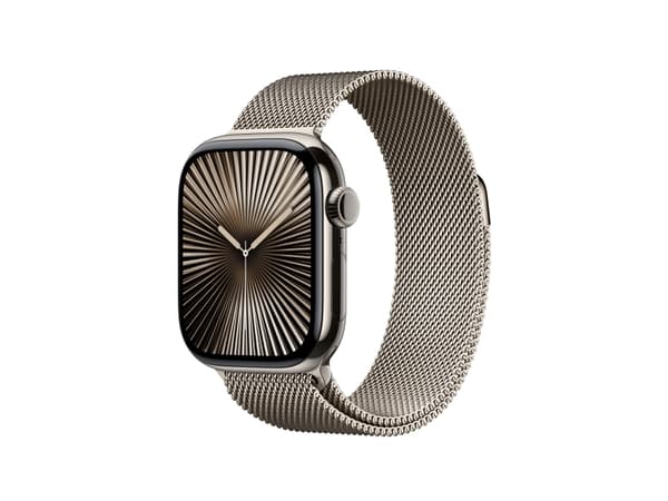 Apple - Slinga för smart klocka - 42mm - 130 - 180 mm - naturell
