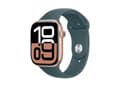 Miniatyrbilde 3 av 5: Apple - Bånd for smart armbåndsur - 46mm - S/M-størrelse - innsjøgrønn