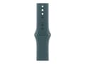 Miniatyrbilde 1 av 5: Apple - Bånd for smart armbåndsur - 46mm - S/M-størrelse - innsjøgrønn