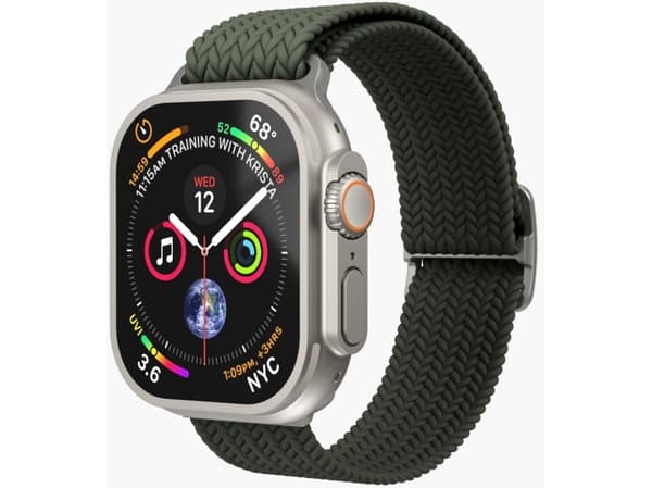 Vonmählen vevd armbånd for Apple Watch 38 40 41 mm Olivengrønn (AWS00155)