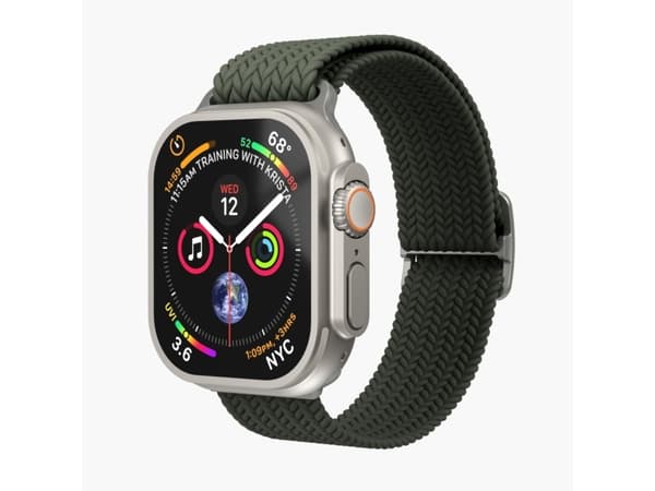 Vonmählen vevd armbånd for Apple Watch 38 40 41 mm Olivengrønn (AWS00155)