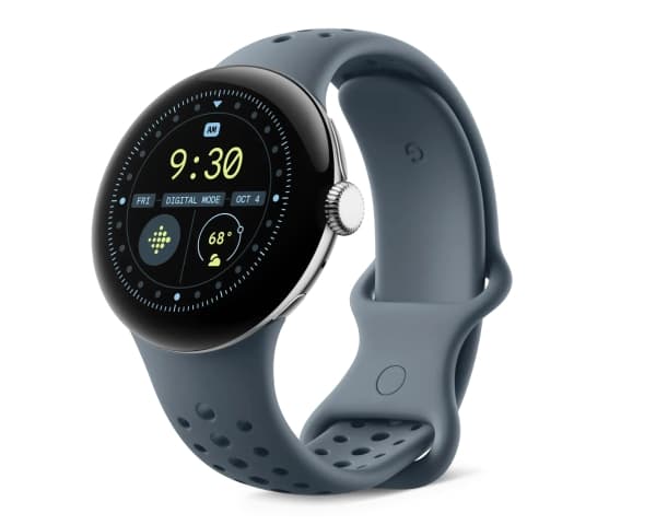 Google GA06128-WW, Klokkereim, Pixel Watch 3 45mm, Silikon, Sølv, L, 1 stykker