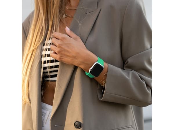 Vonmählen Classic Band 2 Green Haven, Strop / Belte, Smartklokke, Grønn, Apple, Apple Watch 42 / 44 / 45 / 49 mm, Silikon
