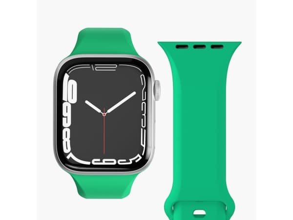 Vonmählen Classic Band 2 Green Haven, Strop / Belte, Smartklokke, Grønn, Apple, Apple Watch 42 / 44 / 45 / 49 mm, Silikon
