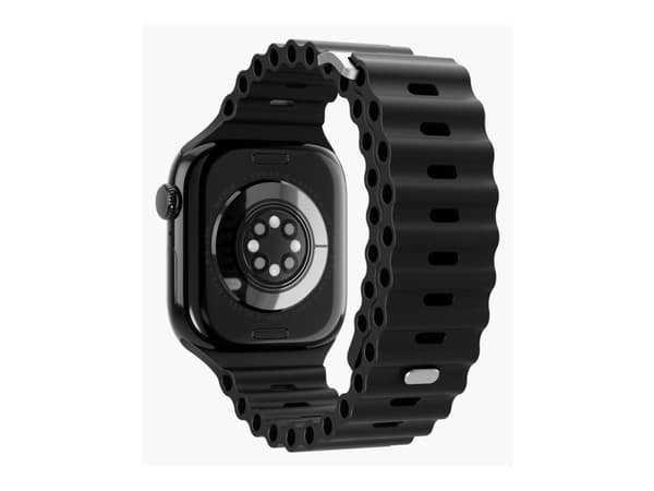 Vonmählen Wave Band 2, Rem, Smartwatch, Svart, Apple, Apple Watch 40 | 41 | 42 mm, Silikon