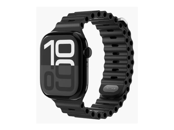 Vonmählen Wave Band 2, Rem, Smartwatch, Svart, Apple, Apple Watch 40 | 41 | 42 mm, Silikon
