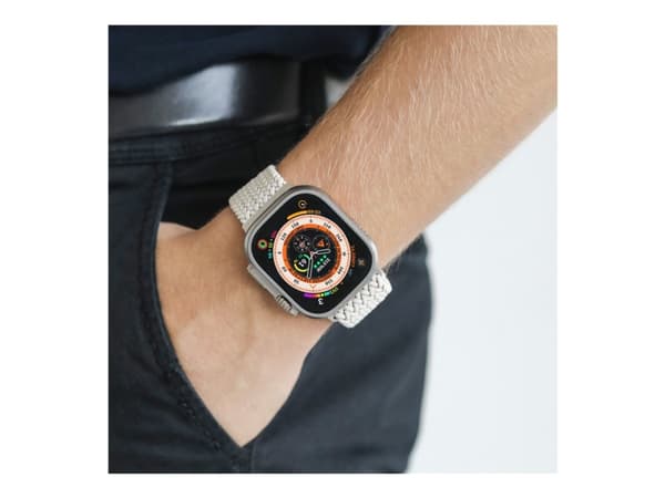 Vonmählen Woven Loop, Rem, Smartwatch, Gräddfärgad, Apple, Apple Watch 40 | 41 | 42 mm, Nylon