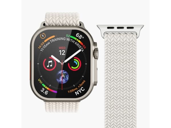 Vonmählen Woven Loop, Rem, Smartwatch, Gräddfärgad, Apple, Apple Watch 40 | 41 | 42 mm, Nylon