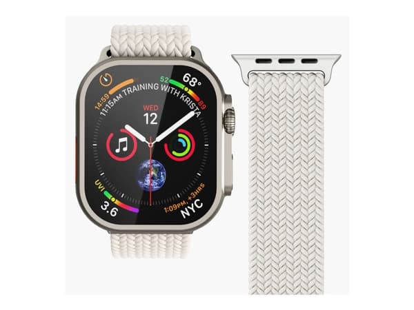 Vonmählen Woven Loop, Rem, Smartwatch, Gräddfärgad, Apple, Apple Watch 40 | 41 | 42 mm, Nylon