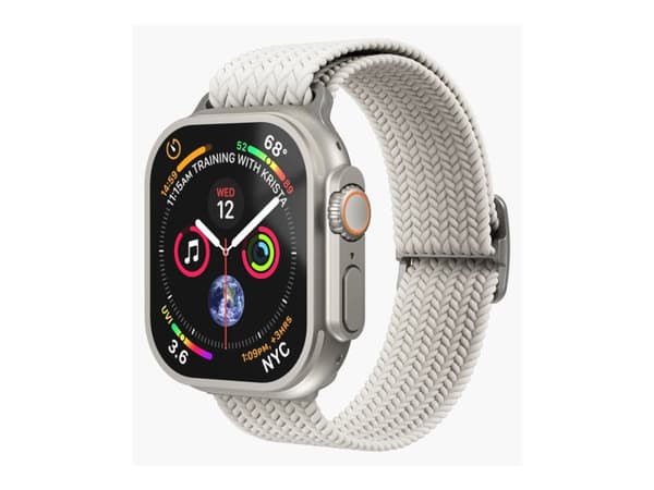 Vonmählen Woven Loop, Rem, Smartwatch, Gräddfärgad, Apple, Apple Watch 40 | 41 | 42 mm, Nylon