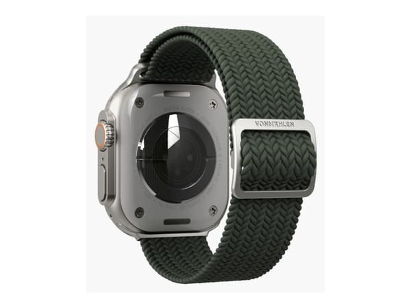 Vonmählen Woven Loop, Rem, Smartwatch, Oliv, Apple, Apple Watch 44 | 45 | 46 | 49 mm, Nylon