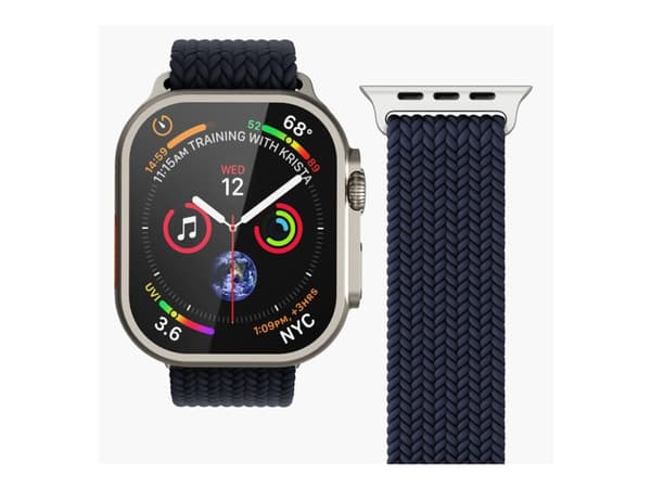 Vonmählen Woven Loop, Rem, Smartwatch, Marinblå, Apple, Apple Watch 40 | 41 | 42 mm, Nylon