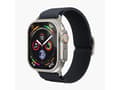 Miniatyrbilde 5 av 5: Vonmählen Classic Nylon Loop, Band, Smartklokke, Marineblå, Apple, Apple Watch 42 / 44 / 45 / 49 mm, Nylon