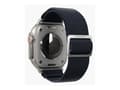 Miniatyrbilde 2 av 5: Vonmählen Classic Nylon Loop, Band, Smartklokke, Marineblå, Apple, Apple Watch 42 / 44 / 45 / 49 mm, Nylon