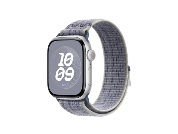 Apple Nike - Slinga för smart klocka - 40mm - 130 - 190 mm - blå/grå