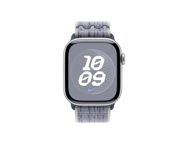 Apple Nike - Slinga för smart klocka - 40mm - 130 - 190 mm - blå/grå