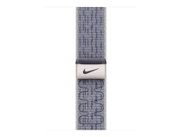Apple Nike - Slinga för smart klocka - 40mm - 130 - 190 mm - blå/grå