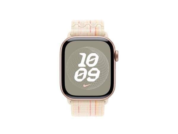Apple Nike - Sløyfe for smart armbåndsur - 40 mm - 130 - 190 mm - stjernelys/rosa