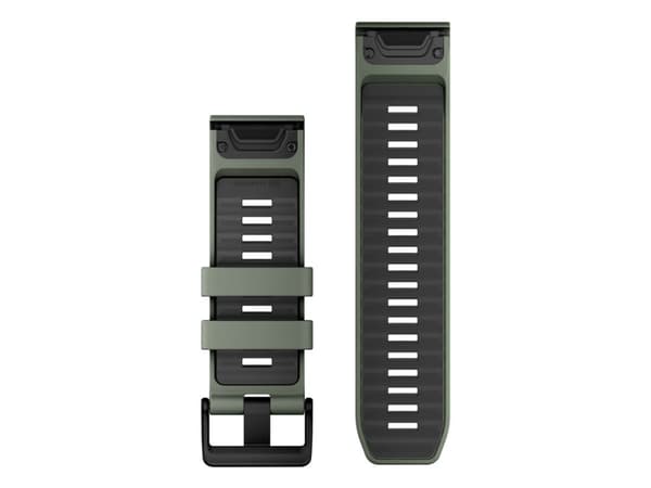 Garmin QuickFit, Band, Smartklokke, Grafitt, Grønn, Garmin, fenix 3 HR, fenix 3 Sapphire, D2 Bravo, D2 Charlie, D2 Delta PX, D2 Mach 1 Pro, Descent M