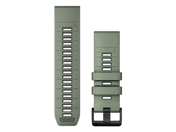 Garmin QuickFit, Band, Smartklokke, Grafitt, Grønn, Garmin, fenix 3 HR, fenix 3 Sapphire, D2 Bravo, D2 Charlie, D2 Delta PX, D2 Mach 1 Pro, Descent M