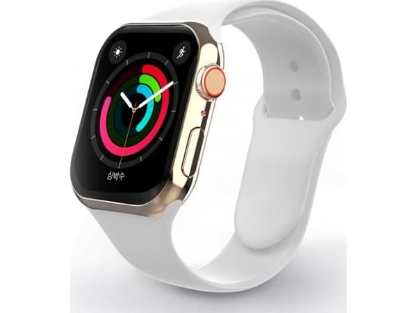 Swissten Silicone Band for Apple Watch 42-44mm White - 8595217477162, Klockarmband, Apple, Apple Watch SE, Apple Watch Series 1, Apple Watch Series 2