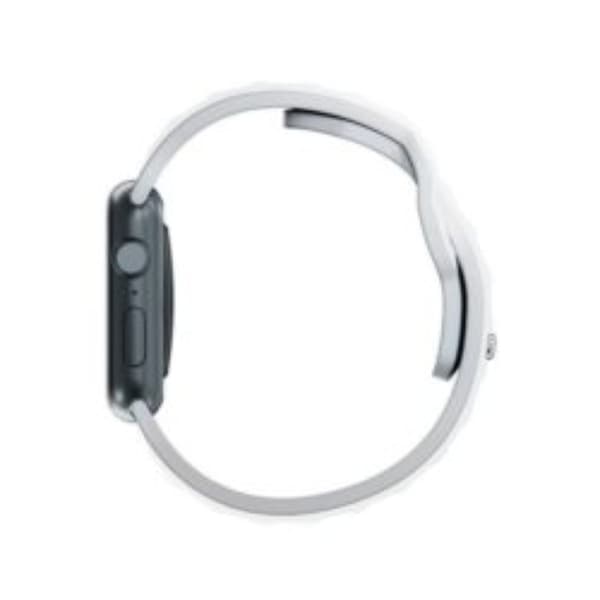 3mk Apple Watch (42/44/45/49mm) Armband Silikon - Vit