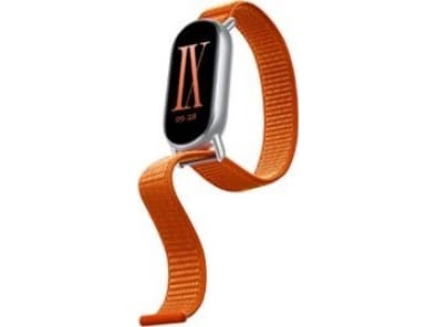Xiaomi - Klokkestropp for aktivitetssporer - flettet - fits wrists 135-215 mm - oransje soloppgang - for Xiaomi Smart Band 8, Smart Band 9