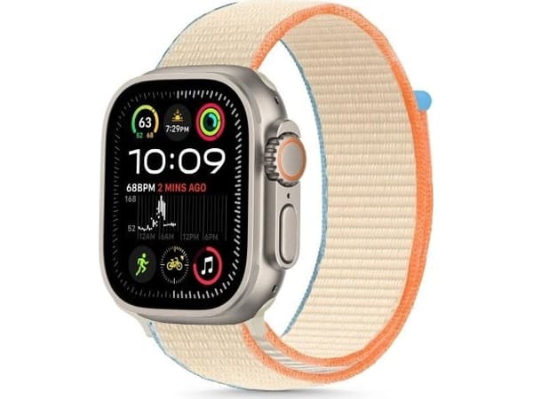 Tech-Protect TECH-PROTECT NYLON APPLE WATCH 6 / 7 / 8 / 9 / 10 / SE (40 / 41 / 42 MM) CREAM