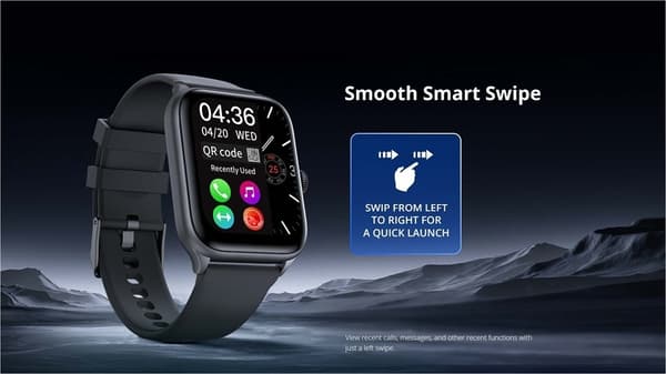 Riversong Smartklocka Motive 6 PRO Bluetooth-Samtal rosa guld