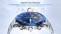Miniatyrbild 4 av 11: Riversong Smartklocka Motive 9 Max Bluetooth-samtal med extra rem Silver