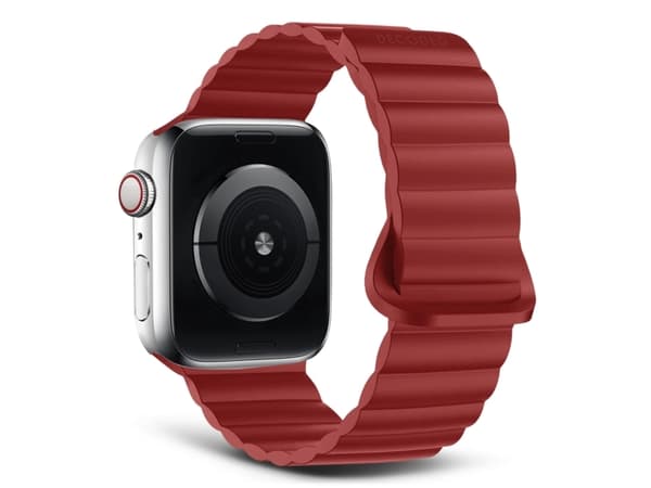 Decoded D24AWS41TSL4SAD, Klockarmband, Apple, Apple Watch 38/40/41/42mm, Silikon, Röd