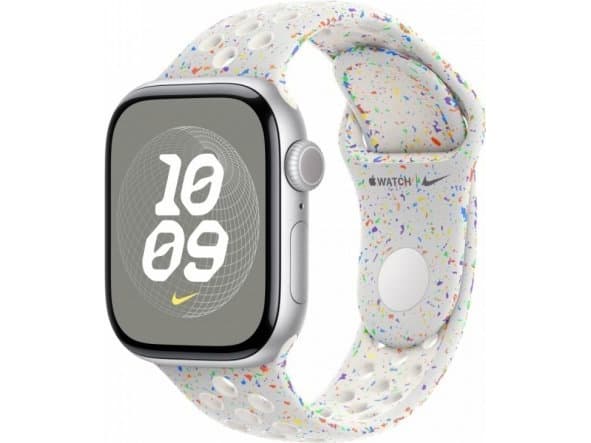 Apple Nike - Band för smart klocka - 40mm - storlek M/L - ren platinum - för Watch Hermès Series 7, Hermès Series 9, Nike Series 7, Series 10, Series