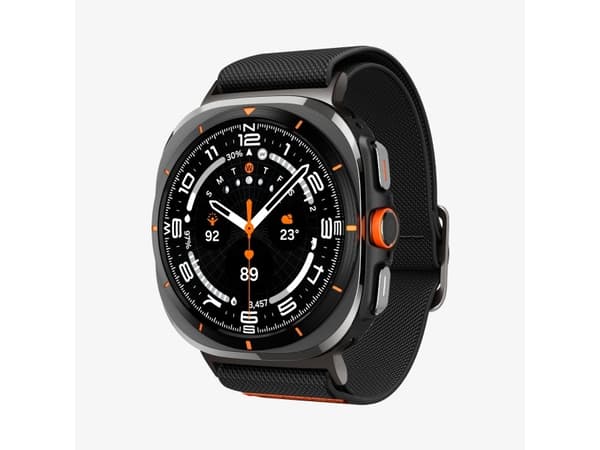 Spigen Lite Fit, Band, Smartwatch, Svart, Samsung, Galaxy Watch Ultra (47mm), Nylon