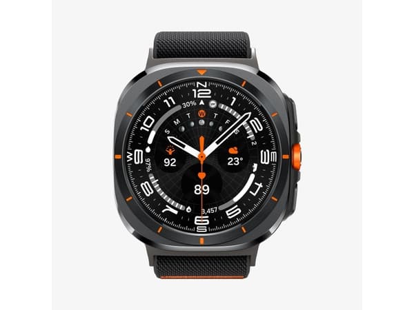 Spigen Lite Fit, Band, Smartklokke, Sort, Samsung, Galaxy Watch Ultra (47mm), Nylon
