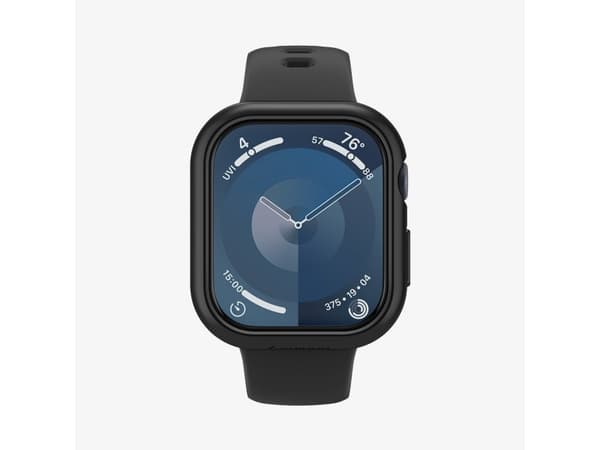 Spigen Thin Fit, Ask, Smartwatch, Svart, Apple, Apple Watch 10 (42mm), Polykarbonat