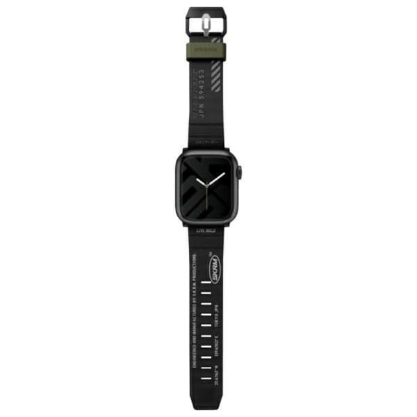 Skinarma Apple Watch (42/44/45mm) Armband Shokku - Svart