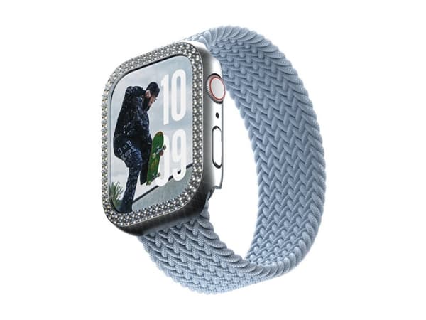 SAFE. by PanzerGlass - Støtfanger for smartarmåndsur - 46mm - polykarbonat - bling-sølv - for Apple Watch Series 10 (GPS + Cellular) (46 mm), Series