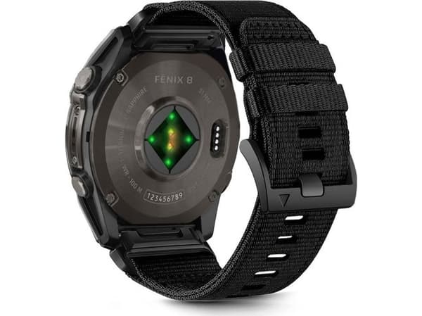 Tech-Protect watch strap Nylon Classic Garmin fenix 5/6/6 Pro/7/8 47mm/E, black