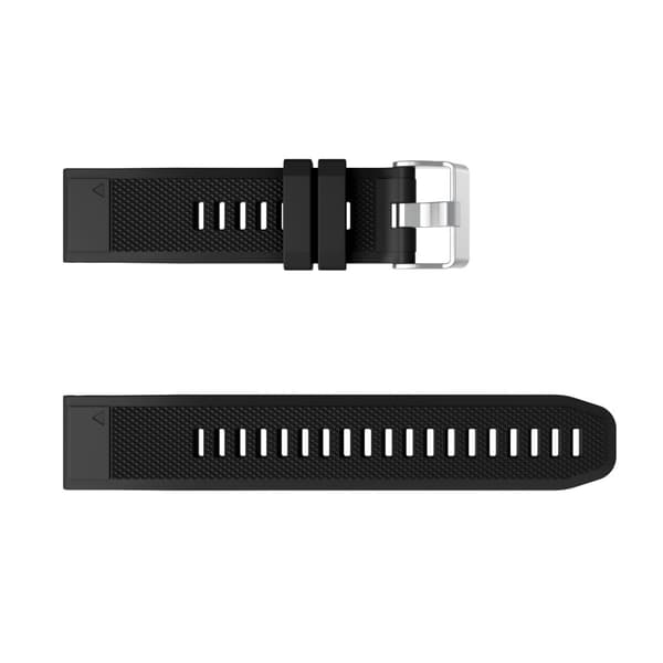 Silikonarmband Garmin Fenix 6 Pro Svart