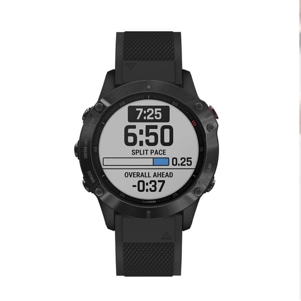 Silikonarmband Garmin Fenix 6 Pro Svart