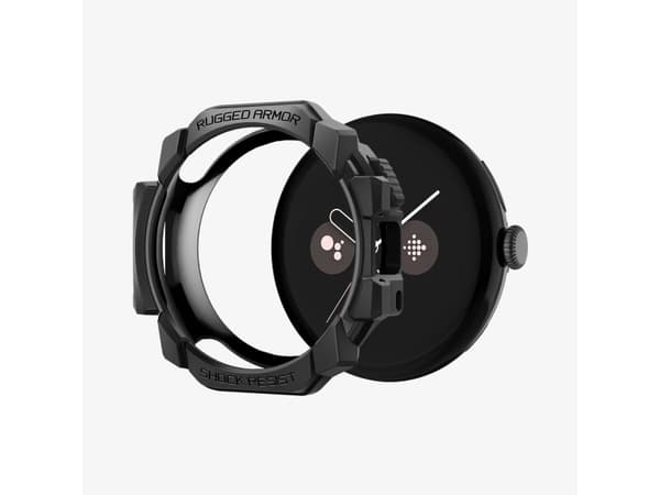 Spigen Pixel Watch 3 (41mm) Case, Svart, Google Pixel Watch 3 (45mm), Termoplastisk polyuretan (TPU), 45 mm, 14,2 mm, 44,5 mm