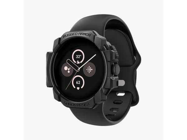 Spigen Pixel Watch 3 (41mm) Case, Svart, Google Pixel Watch 3 (45mm), Termoplastisk polyuretan (TPU), 45 mm, 14,2 mm, 44,5 mm